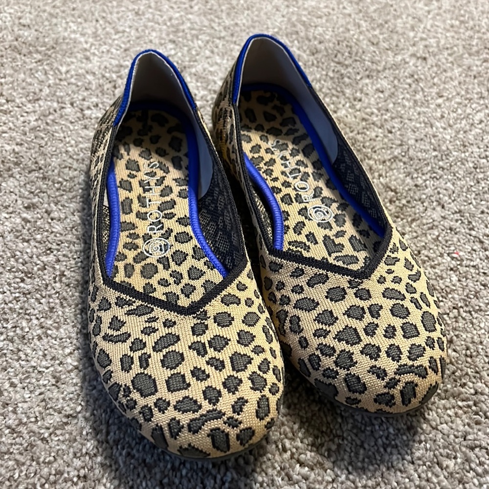 Leopard Rothy Ballet Flats